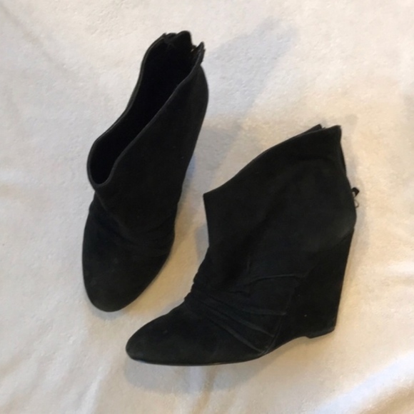 BCBG | size 9 suede wedge booties - Picture 4 of 7